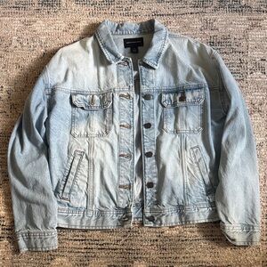 Something Navy Light Blue Denim Jacket